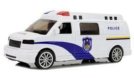Policijos mašina LEAN Toys Model Seroes Police LT6909, balta