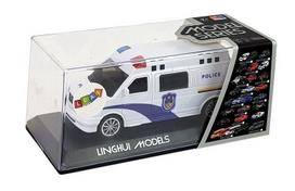 policijos automobilis - Policijos mašina LEAN Toys Model Seroes Police LT6909, balta - 2 nuotrauka