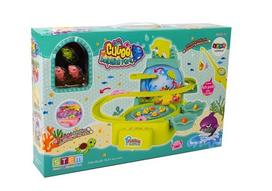 zvejybos zaidimas - Stalo žaidimas LEAN Toys Cute Dolphine Park LT7417, EN - 4 nuotrauka