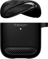 ausines apple airpod - Spigen Rugged Armor Apple Airpods Matte Black - 2 nuotrauka