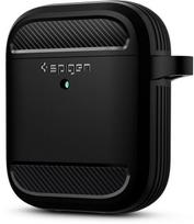 ausines apple airpod - Spigen Rugged Armor Apple Airpods Matte Black - 3 nuotrauka