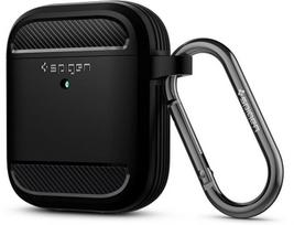 ausines apple airpod - Spigen Rugged Armor Apple Airpods Matte Black - 5 nuotrauka