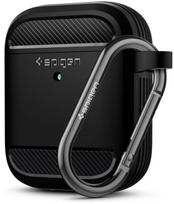 ausines apple airpod - Spigen Rugged Armor Apple Airpods Matte Black - 7 nuotrauka