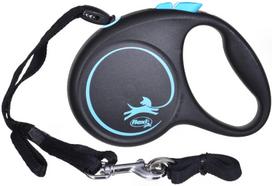 pavadelis flexi s 5m - FLEXI Black Design S Cord 5 m blue automatinis pavadėlis - 2 nuotrauka