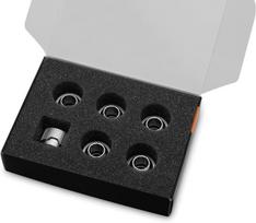 skysciu pakuotes - EK Water Blocks EK-Quantum Torque 6-Pack HDC 12 Satin Titanium - 3 nuotrauka