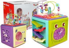 Lavinimo žaislas LEAN Toys Educational Cube Labyrinth Piano