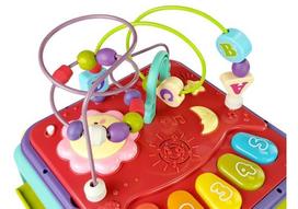 lavinamasis kubas - Lavinimo žaislas LEAN Toys Educational Cube Labyrinth Piano - 5 nuotrauka
