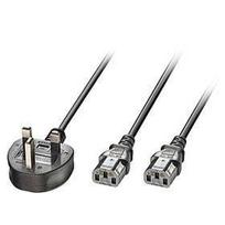 Pirkti CABLE POWER UK TO 2 X IEC C13/2.5M 30371 LINDY - Photo 1
