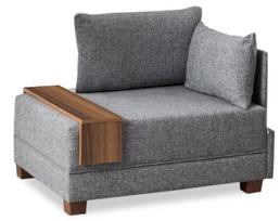 Kalune Design 1 sėdynės sofa Fly Armchair Right - Pilkas
