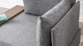 foteliai kampiniai - Kalune Design 1 sėdynės sofa Fly Armchair Right - Pilkas - 9 nuotrauka
