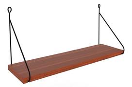 Pakabinama lentyna Kalune Design Armoni, juoda/ruda