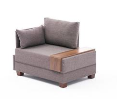 Kalune Design 1 sėdynės sofa Fly Left - Brown