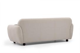 triviete sof - Kalune Design 3 vietų sofa Eddy - Kreminis - 6 nuotrauka