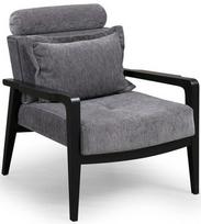 fotelis hanah - Kalune Design Sparno kėdė Apollo - Pilkas - 2 nuotrauka