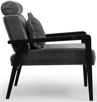 fotelis hanah - Kalune Design Sparno kėdė Apollo - Pilkas - 4 nuotrauka