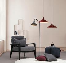 fotelis hanah - Kalune Design Sparno kėdė Apollo - Pilkas - 7 nuotrauka