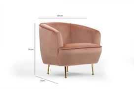 fotelis hanah - Kalune Design Sparno kėdė Piccoli (Bony) - 4 nuotrauka