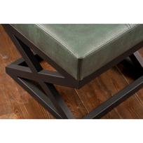 zalias pufas - Kalune Design Pouffe. Krupa Metal Ayaklı - Žalias - 2 nuotrauka