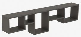 Kalune Design Sienos lentyna Amanos - Anthracite