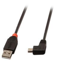 LINDY CABLE USB2 A TO MINI-B 0.5M/90 DEGREE 31970 