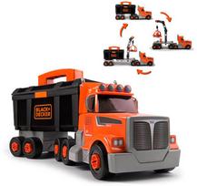 smoby black decker - Rinkinys Smoby Black&Decker Bricolo Truck 360175, juoda/oranžinė - 2 nuotrauka