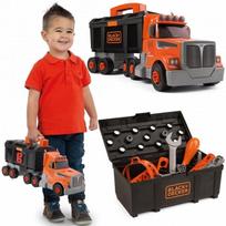 smoby black decker - Rinkinys Smoby Black&Decker Bricolo Truck 360175, juoda/oranžinė - 8 nuotrauka