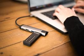 usb c atmintukas - Verbatim Keypad Secure 64GB USB 3.1 Type-C - 6 nuotrauka