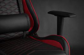 sense7 kedes - Sense7 Spellcaster Gaming Black/Red (Juoda/Raudona) - 9 nuotrauka