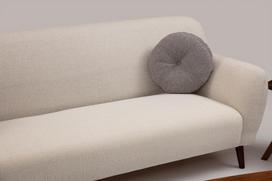 fotelis hanah - Kalune Design Sparno kėdė Enna - rusvai gelsvas - 6 nuotrauka
