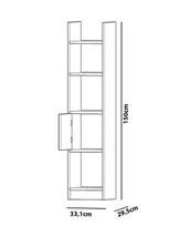 esbi - Pastatoma lentyna Kalune Design Esbi 103, balta - 4 nuotrauka