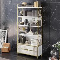 balta knygu lentyna - Lentyna Kalune Design Frida, balta - 3 nuotrauka
