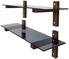 2-jų lentynų komplektas Kalune Design R202, rudas/pilkas