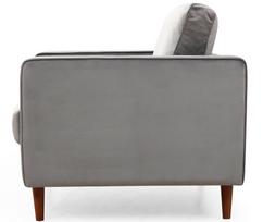fotelis hanah - Kalune Design Sparno kėdė Rome - Light Pilkas - 3 nuotrauka