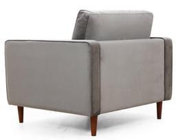 fotelis hanah - Kalune Design Sparno kėdė Rome - Light Pilkas - 4 nuotrauka