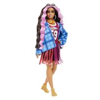 barbie extra - Mattel Barbė Extra lėlė rudais plaukais ir sportine palaidine - 2 nuotrauka
