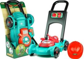 Woopie Lean Cars Mažojo sodininko rinkinys su žoliapjove ir šalmu