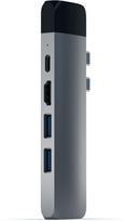 usb hub macbook - Satechi USB-C Pro Hub with 4K HDMI and Ethernet - 2 nuotrauka