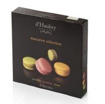 D'Haubry macaroons, pistacijų, braškių ir citrinų skonio, 108 g