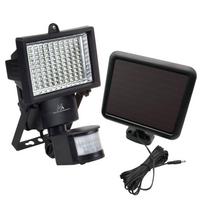 judesio lempute - Maclean MCE442 Solar Lamp LED Spotlight Motion Sensor Floodlight Wall Mount Light Twilight IP44 6W 6 - 1 nuotrauka