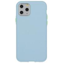 Mocco "Soft Cream Silicone Back Case iPhone 12 Pro Max" Blue