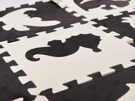 puzzle mat - Puzzle Mat IKONKX6270, 90 cm x 90 cm, 25 vnt. - 5 nuotrauka