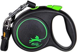 pavadelis flexi m - FLEXI Black Design XS Cord 3 m green automatinis pavadėlis - 1 nuotrauka