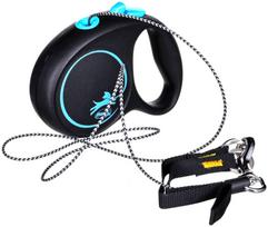 pavadelis flexi m - FLEXI Black Design XS Cord 3 m blue automatinis pavadėlis - 3 nuotrauka