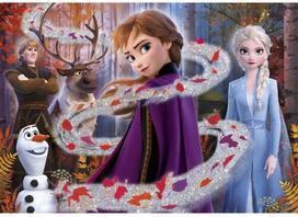 frozen puzzle - Clementoni Puzzle SuperColor Frozen II 104pcs 702190 - 2 nuotrauka