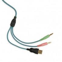 2x 3.5 mm - iBOX X8 Blue (Mėlynos) - 3 nuotrauka