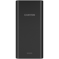 isorine baterija 20000mah - CANYON PB-2001 / 20000mAh (Black) - 1 nuotrauka