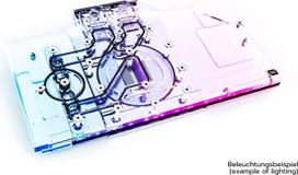 founders edition - Vandens blokas Alphacool Eisblock Aurora Acryl GPX-N RTX 3070 Gaming X Trio with backplate - 2 nuotrauka