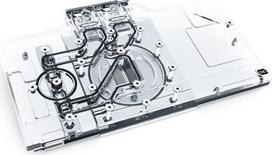 founders edition - Vandens blokas Alphacool Eisblock Aurora Acryl GPX-N RTX 3070 Gaming X Trio with backplate - 3 nuotrauka