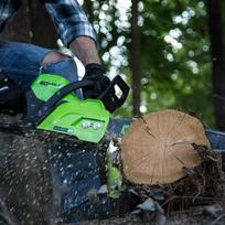 grandinins akumuliatorinis pjuklas -  Greenworks GD60CS40 - 4 nuotrauka