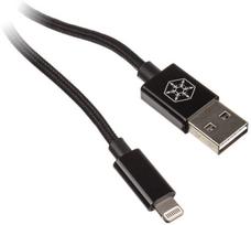 apple laidu - Silverstone CPU03 USB Charging Cable Lightning 1m Black - 2 nuotrauka